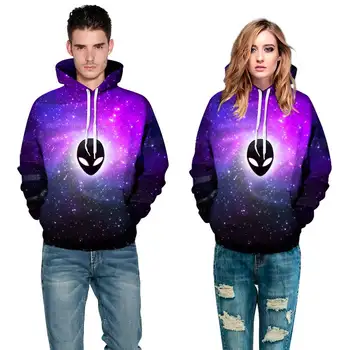 

New Autumn Couple Wear Men Women Hoodies Sweatshirts 3D Galaxy Printed Altmam Casual Hoodie Pullover Tracksuit Hoodie Outside