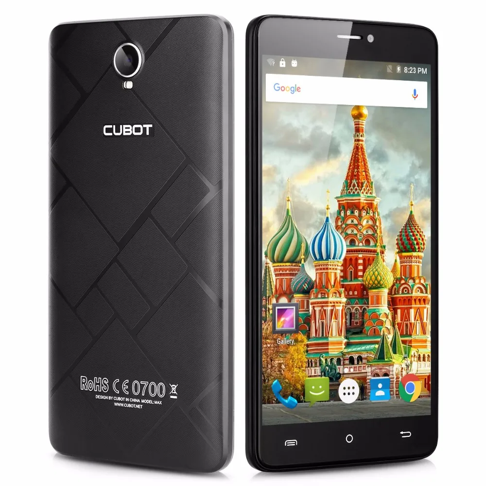 Смартфон Cubot Max с большой батареей, 4100 мАч, 6,0 дюймов, Android 6,0, Восьмиядерный процессор MTK6753A, 3 Гб ОЗУ, 32 Гб ПЗУ, мобильный телефон, 4G, LTEMobile