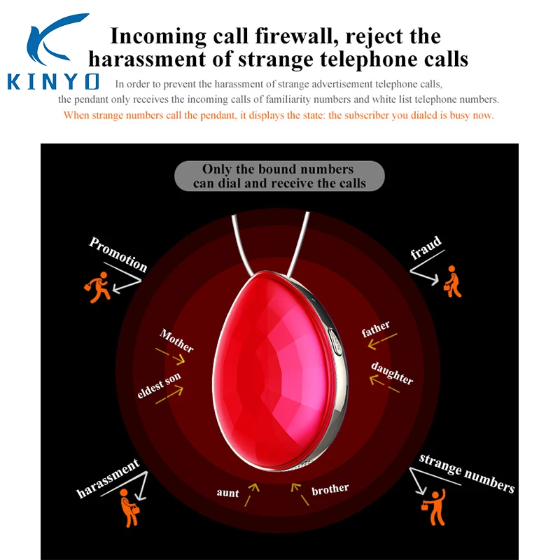 

Convenient GPS SOS WIFI tracking finder strange call rejection adult smart finder for anti-loss of the aged elder remote monitor