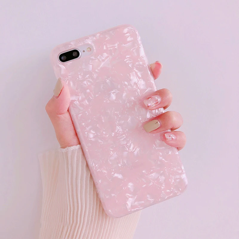 

Shiny pink Foil Sequins soft tpu case For iphone X 6 6s 6plus 6splus 7 8 7/8Plus Bling girl style case back cover