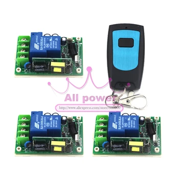 

AC 85V 110V 250V widely voltage 220v rf 1ch radio switch remote control 220v wall switch with remote control