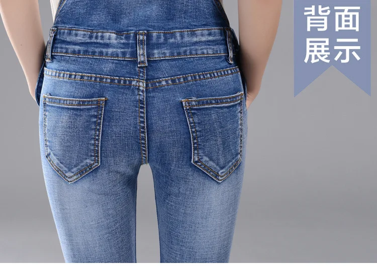 Качественные джинсовые комбинезоны, женские комбинезоны с высокой талией, элегантный комбинезон с регулируемыми лямками, джинсовые штаны, женские брюки