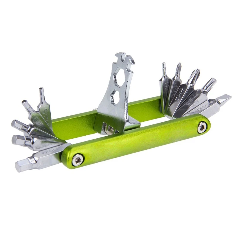 

11 in 1 Bicycle Repair Tools Set Spoke Wrench Allen Key Multifunction Steel Bike Hex Screwdriver Cycling Pro Maintain Tool R0179