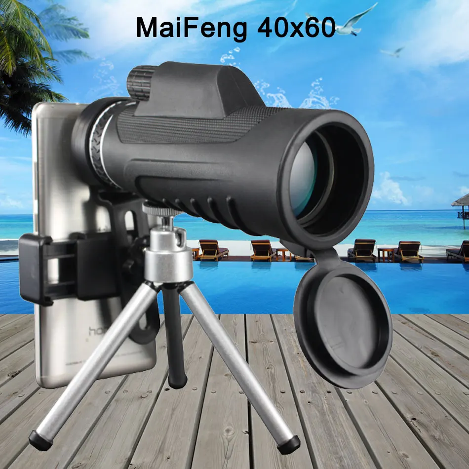 40x60 أحادي تلسكوب المهنية HD مصغرة المحمولة مع ترايبود الهاتف كليب ترايبود واسعة جدا زاوية الروتاري نظارات maifeng 40x60 أحادي تلسكوب المهنية HD مصغرة المحمولة مع ترايبود الهاتف كليب ترايبود واسعة جدا زاوية الروتاري نظارات maifeng