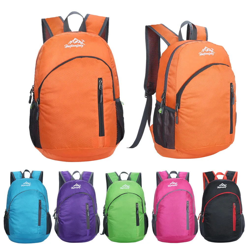 

Durable Waterproof Folding Packable Lightweight Portable outdoor Travel Hiking Backpack Daypack Comfortable mat Unisex 20