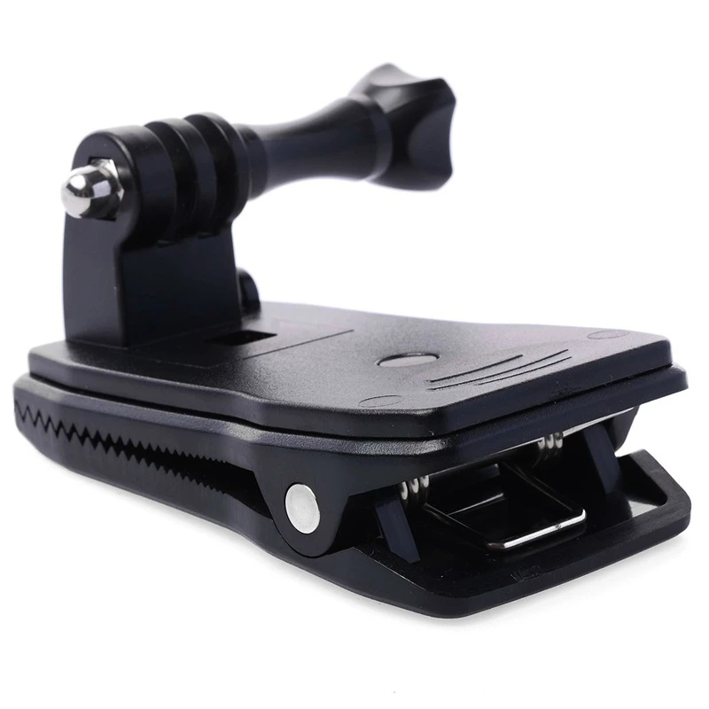 

for Gopro General purpose 360 Degree Rotary Backpack Hat Clip Fast Clamp Mount For Go Pro Hero 7 6 5 4 3+ xiaomi yi 4k