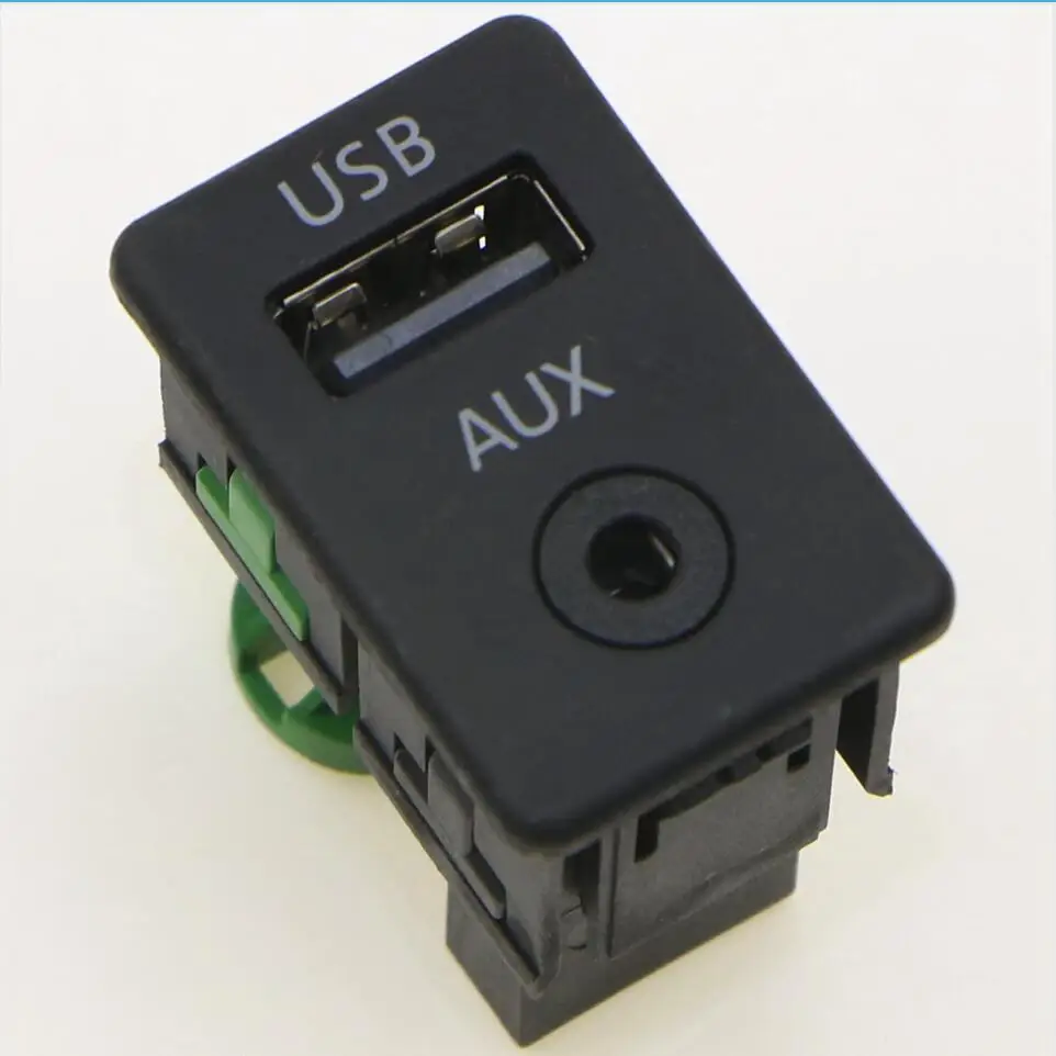 1 шт. OEM AUX+ USB переключатель гнездо для VW Tiguan Passat B6 B7 CC RCD510 RNS310 3CD 035 249 3CD035249A 3CD 035 249A - Цвет: 1Pcs