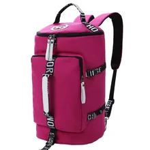 2017 Multifunctional Canvas Portable Sports Gym Backpack Shoulder Bag  Men And Women Yoga Package Cylinder Package Gym Bag