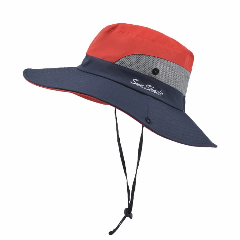 

Boonie Bucket Hat Fishing Hat Shade Hat Foldable Outdoor UV Protection Mesh Wide Brim Men Women Summer Outdoor Sports