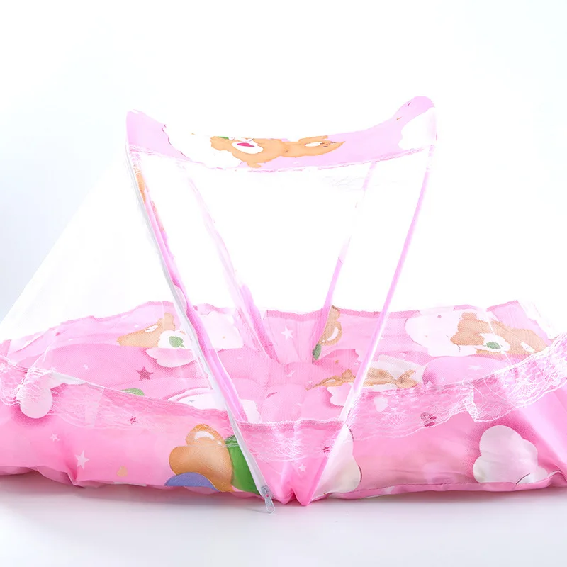 85*50*45 см детская хлопковая кроватка сетка Складная портативная детская дорожная москитная сетка кровать, палатка с подушкой