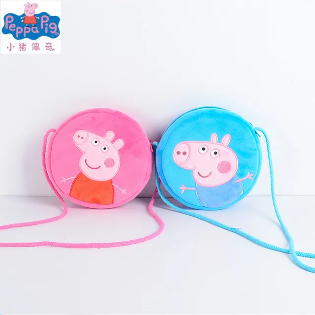 Special Price Peppa Pig George Pig Plush Toys Kids Girls Boys Kawaii Kindergarten Bag Backpack Wallet Money School Bag Phone Bag Dolls gift
