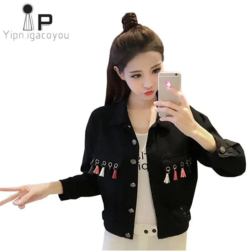 Fashion women denim jacket 2018 New big size Spring jean jacket korean