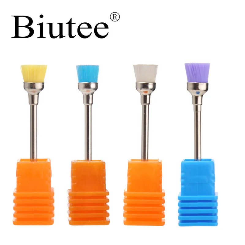 

Biutee 1 Pcs Ceramic Nail Drill Brush Electric Machine Files Manicure Nail Dust Bit Busther Cleaning Drills Accessories