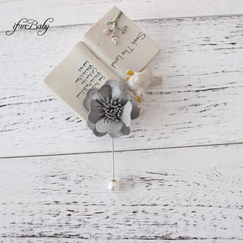 leather flower brooch 6