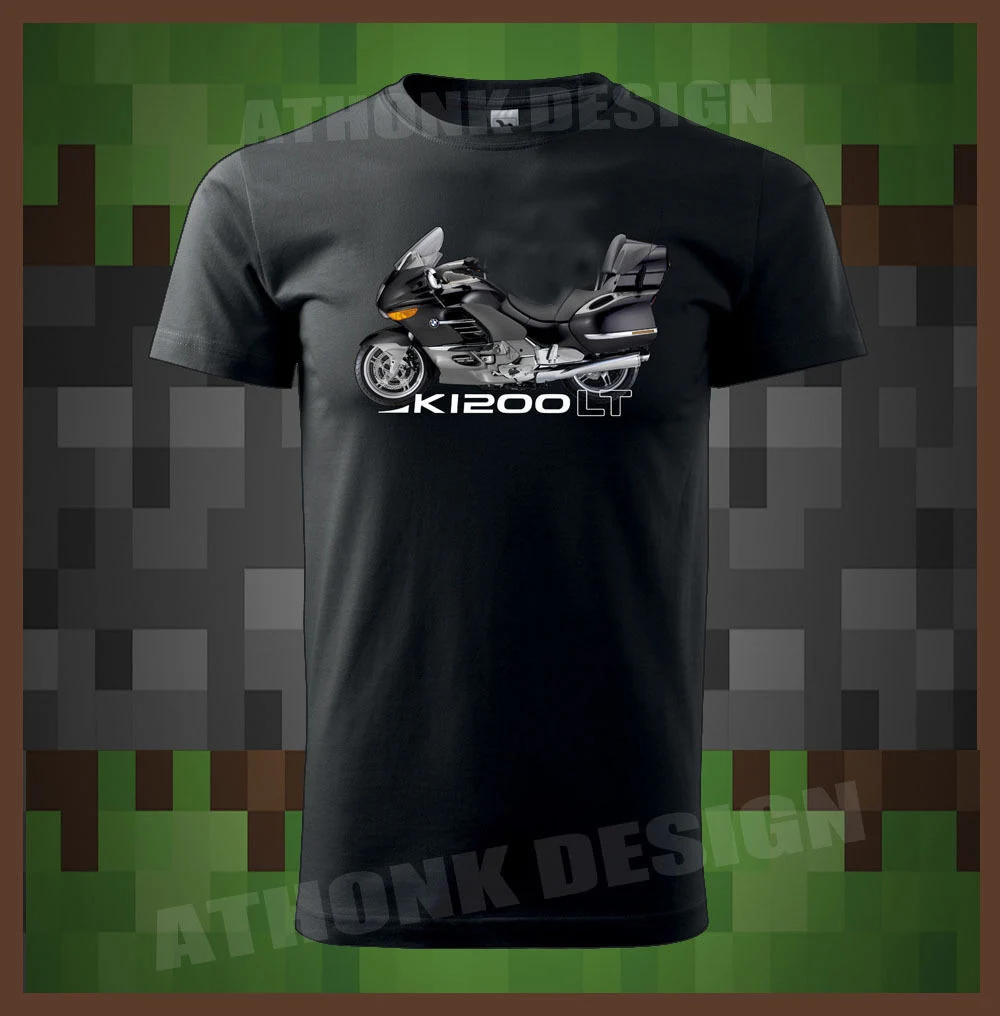 Лидер продаж, новая мужская футболка немецкая Классическая футболка с мотоциклами K1200LT футболка с круглым вырезом K 1200 LT - Цвет: 1