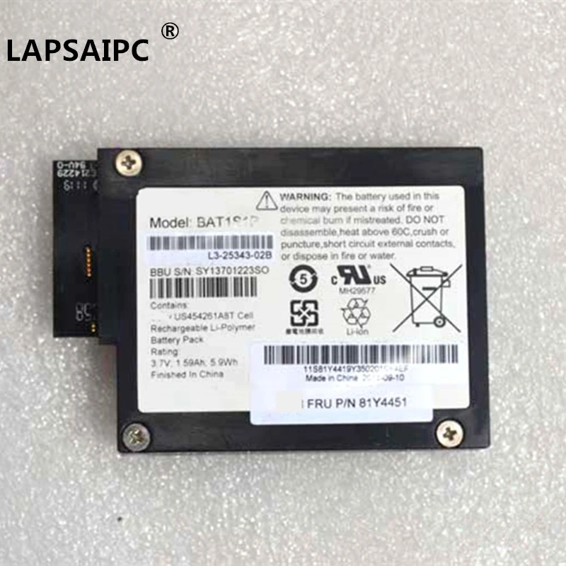Аккумулятор Lapsaipc 81Y4451 46M0917 81Y4419 Serve RAID для M5014 M5015 M5025 | Компьютеры и офис