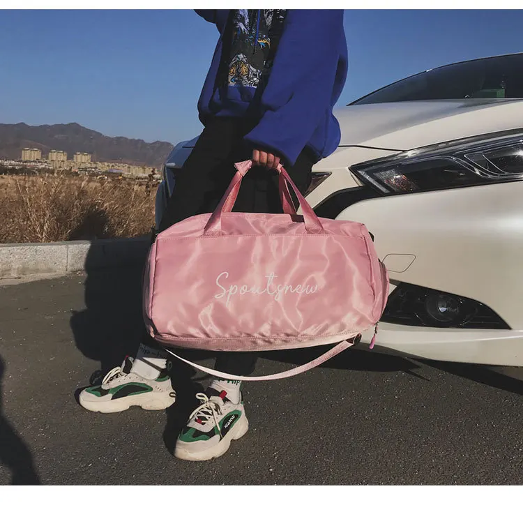 Sports Bags for Women 2019 Sportnew print waterproof sac de sport gym bag Multifunction Handbag training shoulder bag gymtas