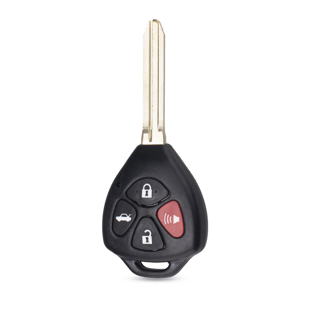 KEYYOU 4 кнопки дистанционного ключа брелок оболочка для Toyota Camry ключ для Toyota Camry, Avalon, corolla матрица RAV4 Venza Yaris замена ключа автомобиля чехол