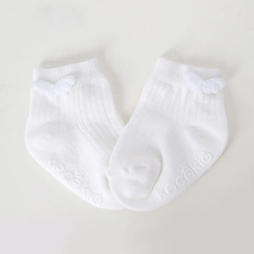 Носки для малышей удобные носки с крыльями и буквами для мальчиков и девочек Нескользящие носки для маленьких девочек, хлопковые носки принцессы для новорожденных,# K15