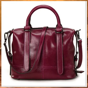 

XIYUAN Women Red wine Messenger Bags Casual Genuine Leather black Tote bag lady pink brown handbag female shoulder bag totes