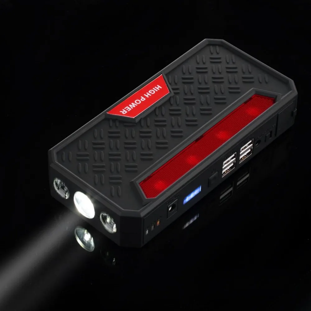 

4USB Multi-Function Car Jump Starter 12V Rechargeable Battery 68800mAh Power Bank Starter With Inflator Pump Car Accessories