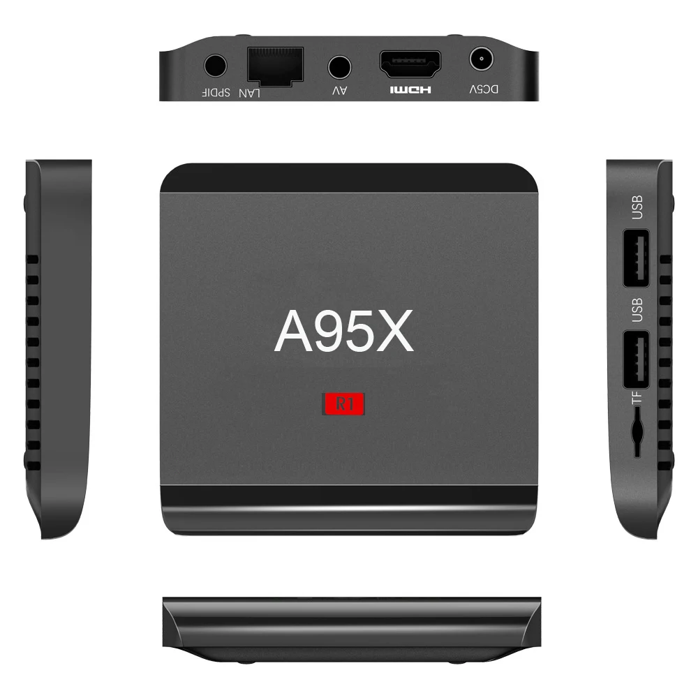 ТВ приставка KimTin A95X R1 ОС Android 7 1 интеллектуальная с сердечником ГБ ОЗУ 8 Гб ПЗУ eMMC