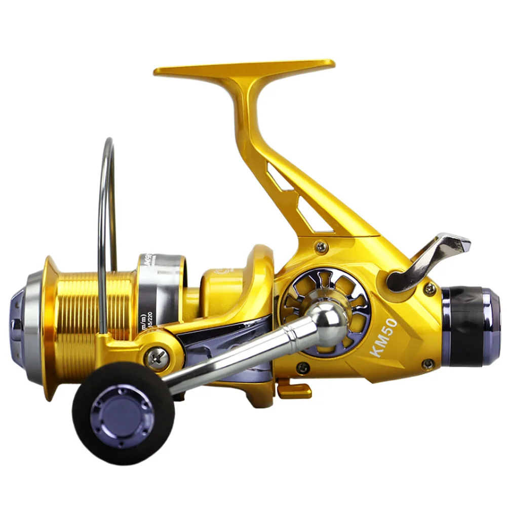 

Vessel Wheel Coil Metal Rocker Lightweight Spinning Fishing Reel Folding Boat Professional Unloading Force Carp Sea Pole Tool