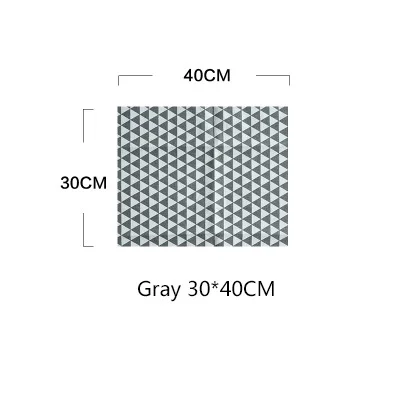 2 шт./компл. чайные полотенца 40*60 см Черно-белые геометрические салфетки кухонные полотенца из хлопка - Цвет: Gray30X40cm