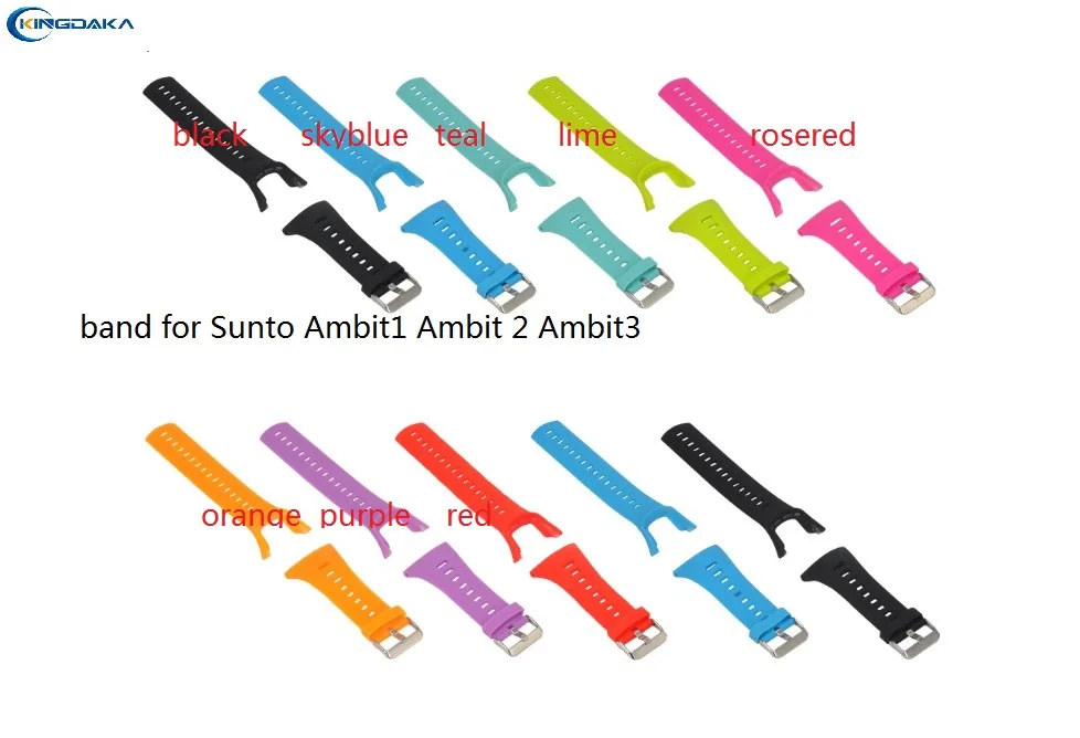 20 штук. Силиконовые сменные часы браслет для ремня для Ambit1 ambit 2 Ambit3 часы Браслет Смарт наручные браслеты аксессуар. DHL