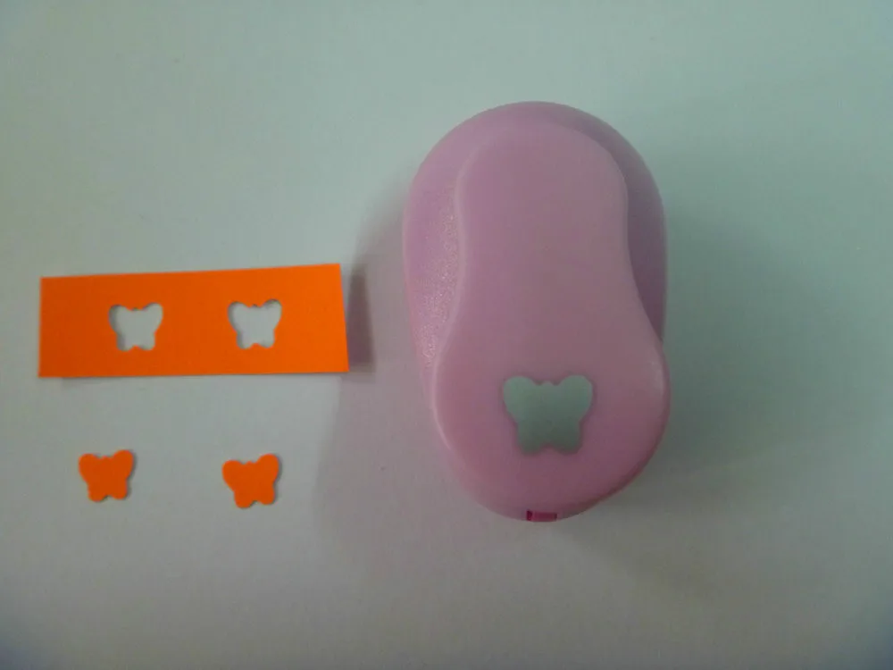 free shipping 3/8 inch (about 0.8cm) butterfly punch scrapbook punches