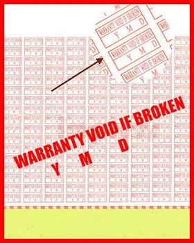 

1000pcs 20X10mm Warranty Label Sticker Void Temper Evident Warranty Seal Temper Proof