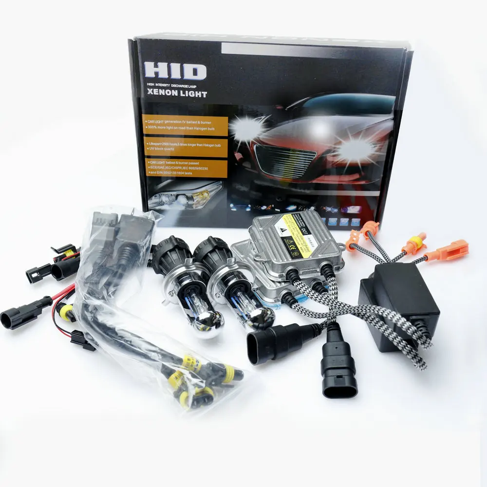 55 Вт Быстрый Старт 12 В h4 Hi/low H4 bi xenon HID H1H3H7H119005/9006 автомобильный комплект для ксеноновых ламп