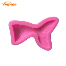 VOGVIGO Русалка помадка форма для изготовления торта креативные животные серии рыбий хвост украшения DIY Форма для шоколадной выпечки инструмент