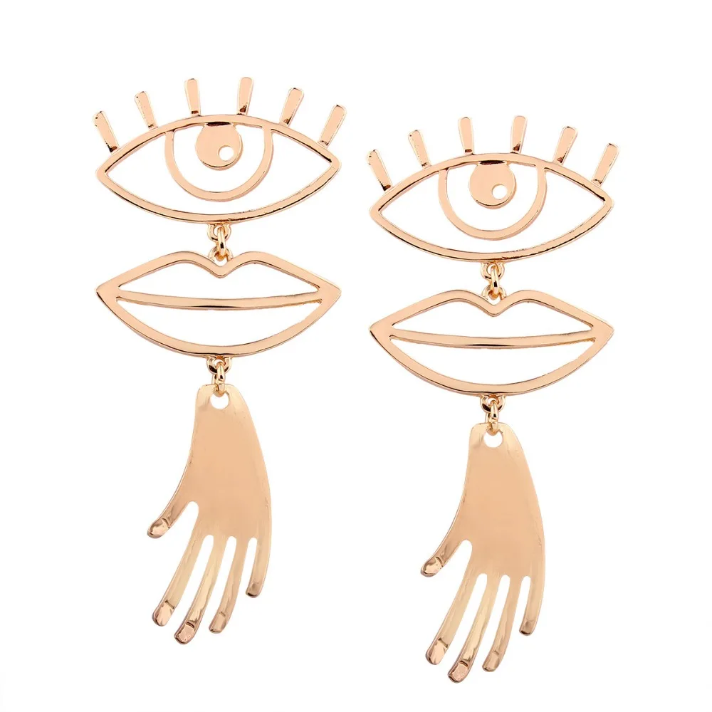 2018 New Arrival Fashion Classic Hollow Smart Stereoscopic Big Eyes Women Dangle Earrings Drop GIFT M062 | Украшения и аксессуары