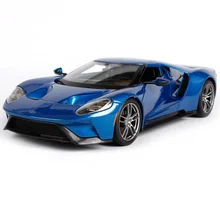 Maisto 1:18 2017 Ford GT Sports Car Diecast Model Car Toy New In Box Free Shipping 31384 Blue Yellow Silver Three color optional