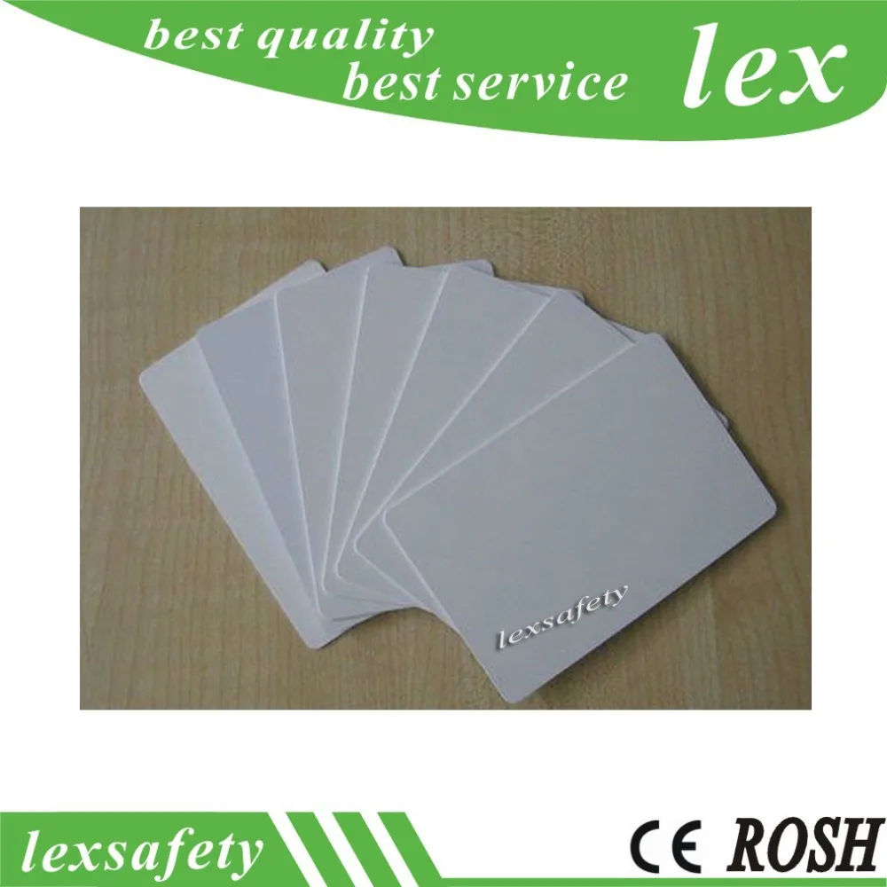 

100 pcs 13.56mhz F08 8kbit(1K) ISO14443A blank white proximate card / Fudan S50 PVC blank card 13.56 Mhz Fudan M1 rfid cards