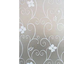 Новое поступление, водостойкая матовая домашняя уединенная стеклянная пленка для ванной комнаты, оконная Наклейка 45*200 см, черный/белый