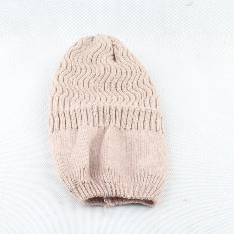 real fur pompom beanie hat