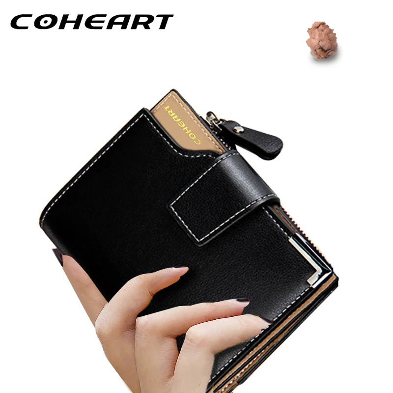 COHEART кошелек женский кожаный высокое качество маленький дамская сумка для денег