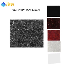 1 шт Акустическая гитара накладка пустой лист самоклеющиеся царапины пластины 200*175*0,65 мм, доступно 6 цветов