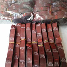 Красная вышитая этикетка размера одежды, шелковая бирка размера, индивидуальная тканая Этикетка одежды, бирки размера одежды 5000 шт в партии