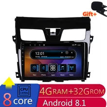 10 1 4G RAM 8 cores Android Car DVD GPS Navigation For Nissan TEANA 2013 2014