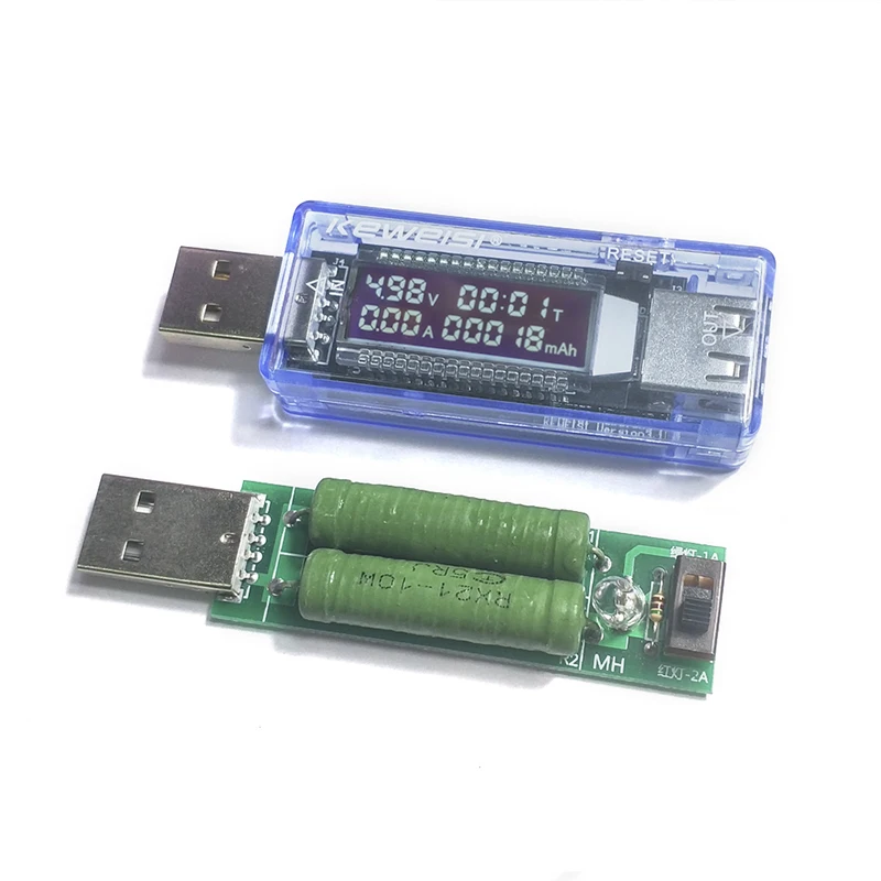 

USB Tester Discharge Aging Resistance Ammeter voltmeter mobile power rechargeable battery capacity test Digital Display USB Test