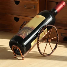 Новое поступление ретро креативная гостиная винный шкаф украшение горячая Распродажа винный Дисплей Стенд Европейский металлический винный шкаф украшение