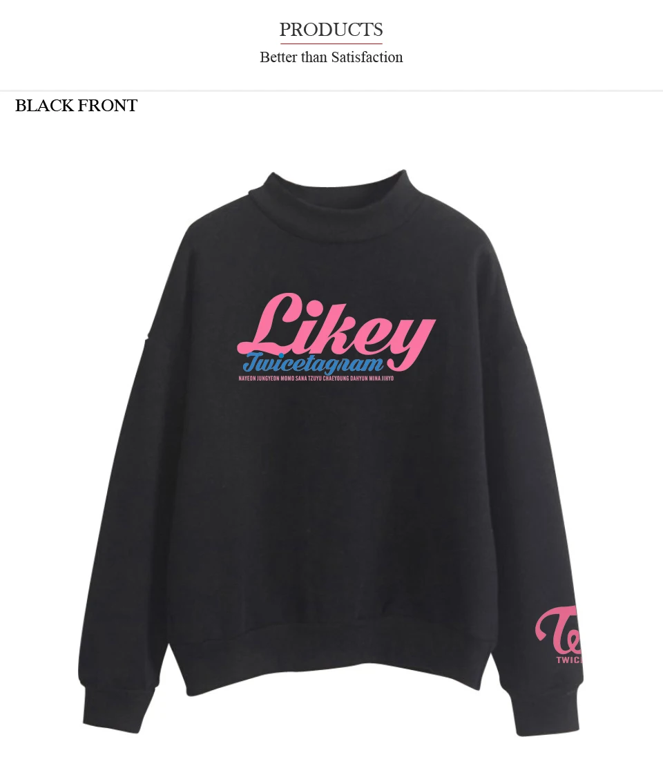 Twice Feel Special Turtleneck Sweatshirts Women Long Sleeve Hoodies Sweatshirt Plus Size Fashion Tracksuit Tops Kpop Clothes Bts Kpop Clothes Kpop Clotheswomen Hoodies Aliexpress