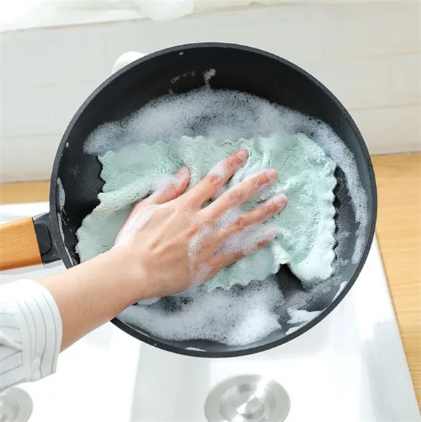 2 шт. супер абсорбент микрофибра кухонное блюдо ткань высокая эффективность посуда домашнее полотенце для уборки kichen Инструменты гаджеты cosina