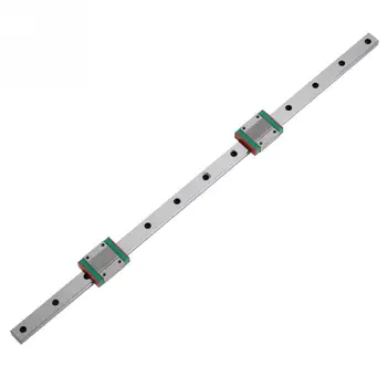 

1 Set Miniature Linear Sliding Guide Rails High Accuracy 500mm Length slide rail With 2 Blocks Set