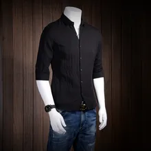 M-5XL! тонкая льняная рубашка с короткими рукавами Мужская дышащая весеннее платье, рукава до локтя рубашка толстовка индивидуальность
