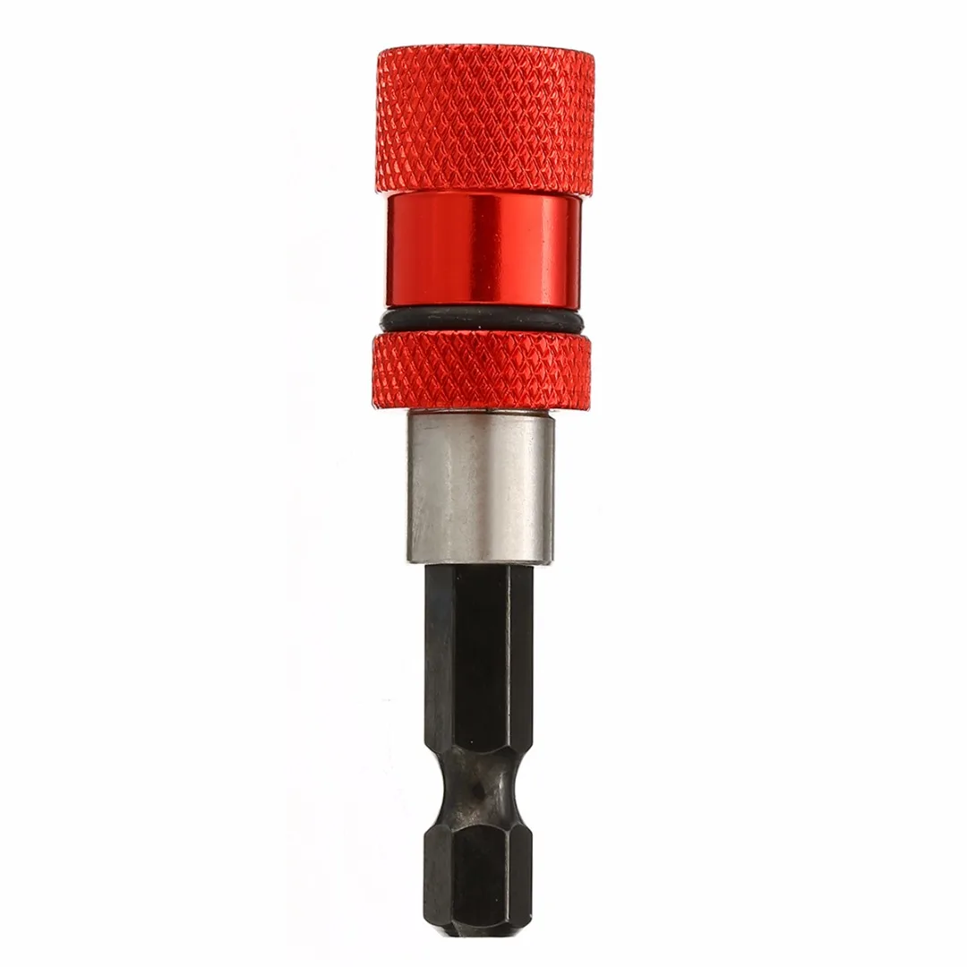 

Mayitr 1pc 1/4" Hex Shank Magnetic Drywall Screw Bit Holder 60mm Electric Drill Screw Tool