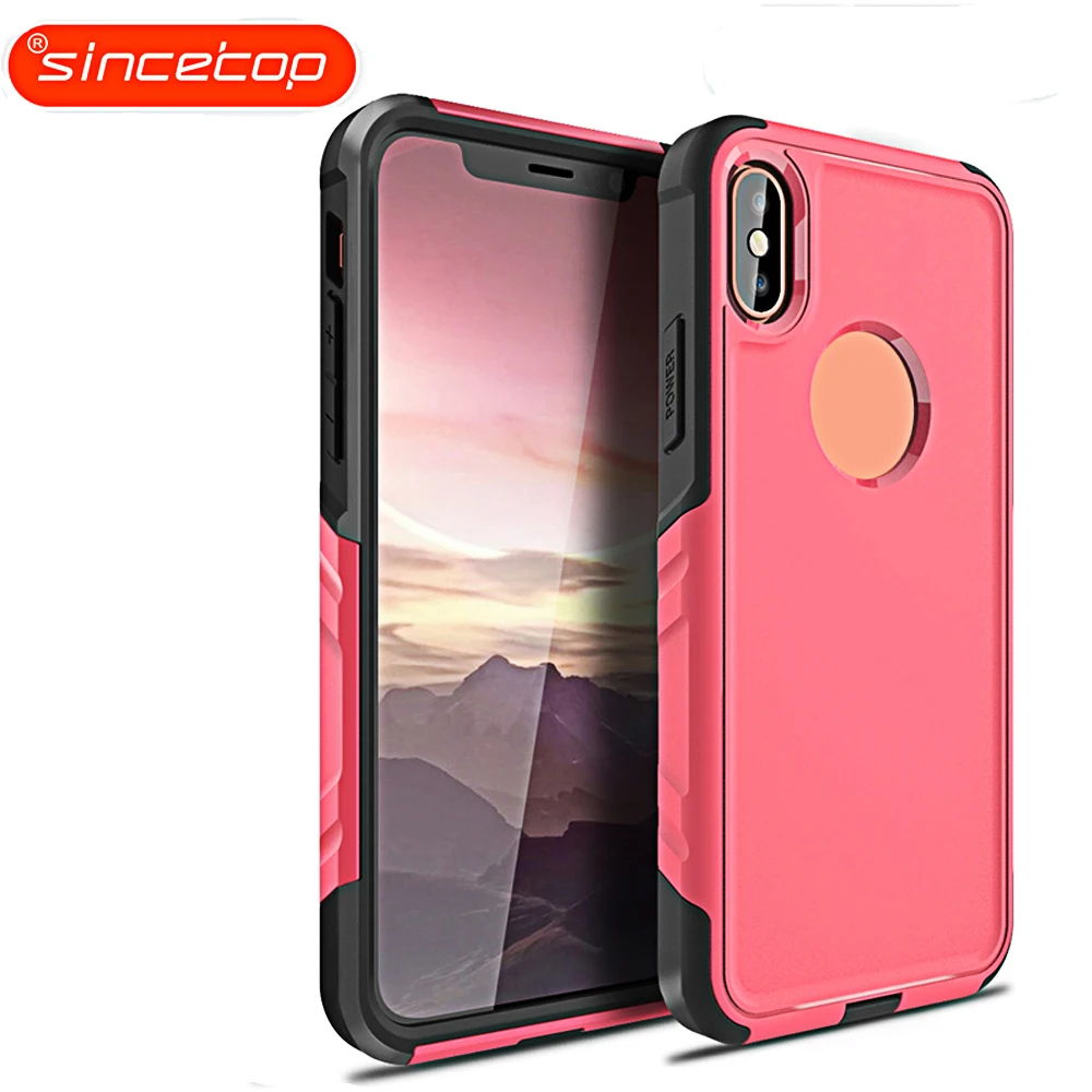 For iPhone X case Double protection design Shockproof Cover case For